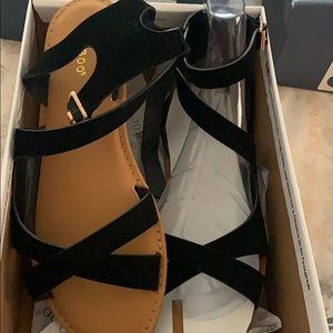 Black sandals